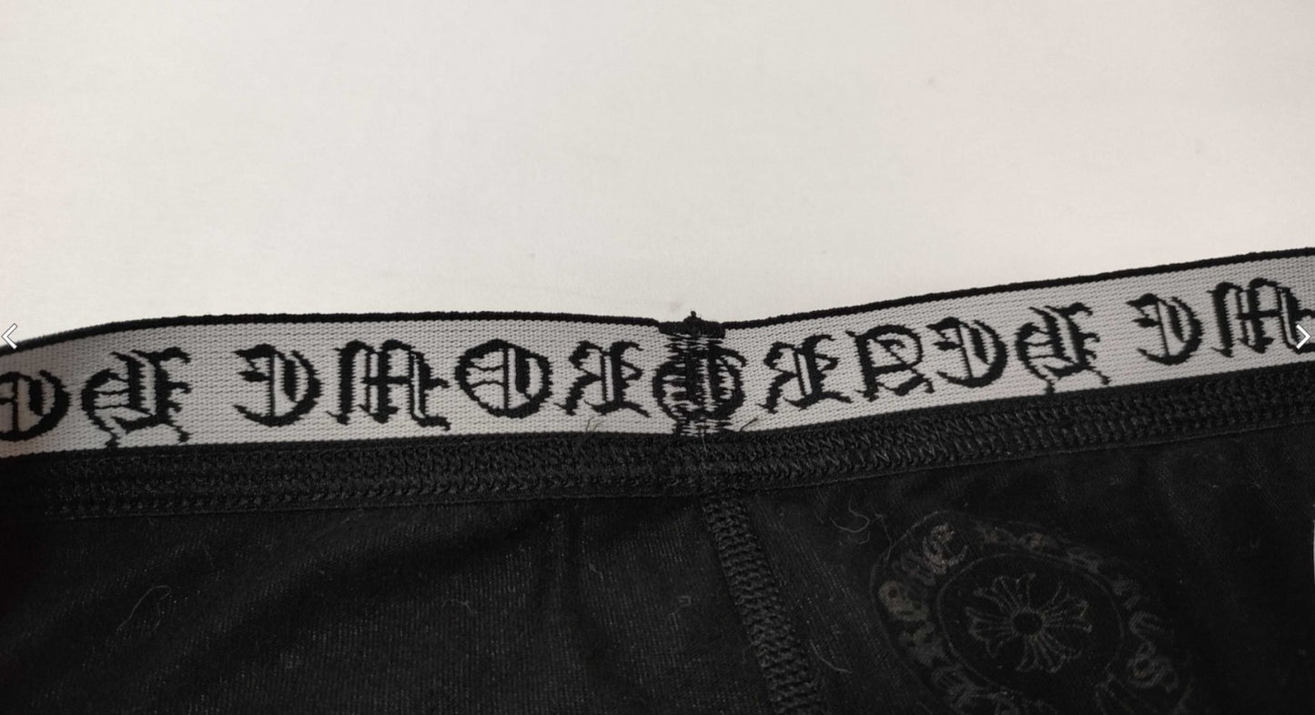 Chrome Hearts Logo Waist Leggings Pants Black Size M Japan Women's