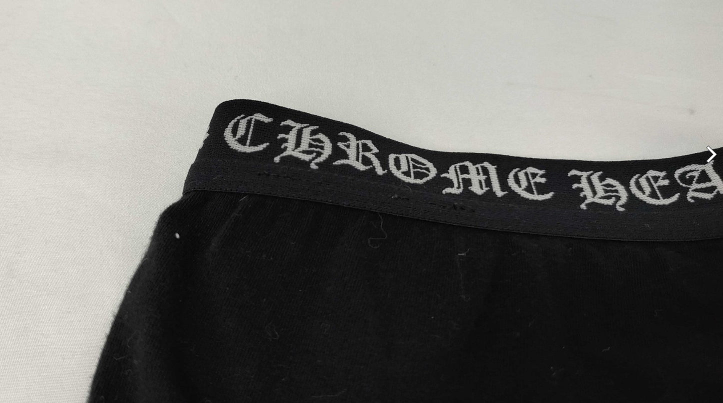 Chrome Hearts Logo Waist Leggings Pants Black Size M Japan Women's