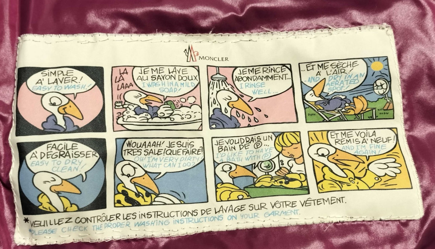 MONCLER CLUNY GIUBBOTTO Down Jacket Burgundy