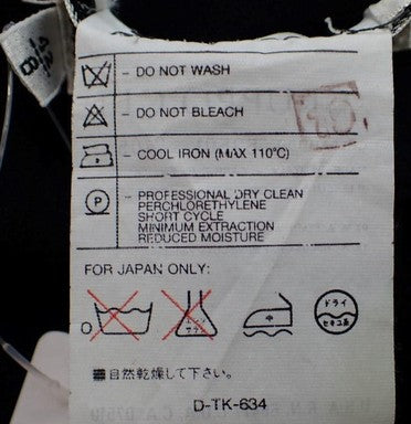 Valentino Garavani Pants Black Side Stripe Size 42 Italy Women's Trousers