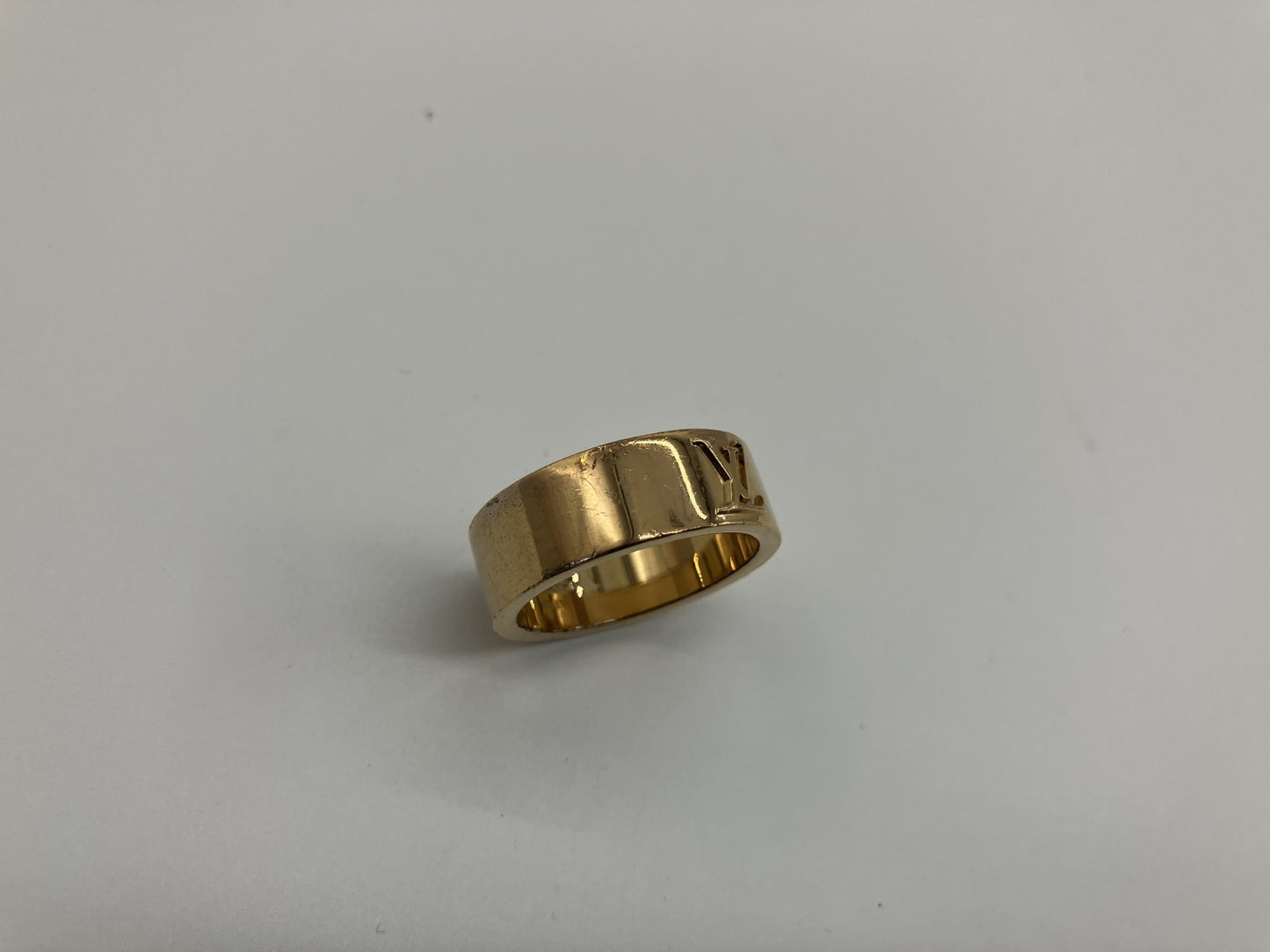 Louis Vuitton M00514 Berg LV Instinct OB0262 Ring L GP Gold Size L (21) (61) (US 10) Free Shipping 