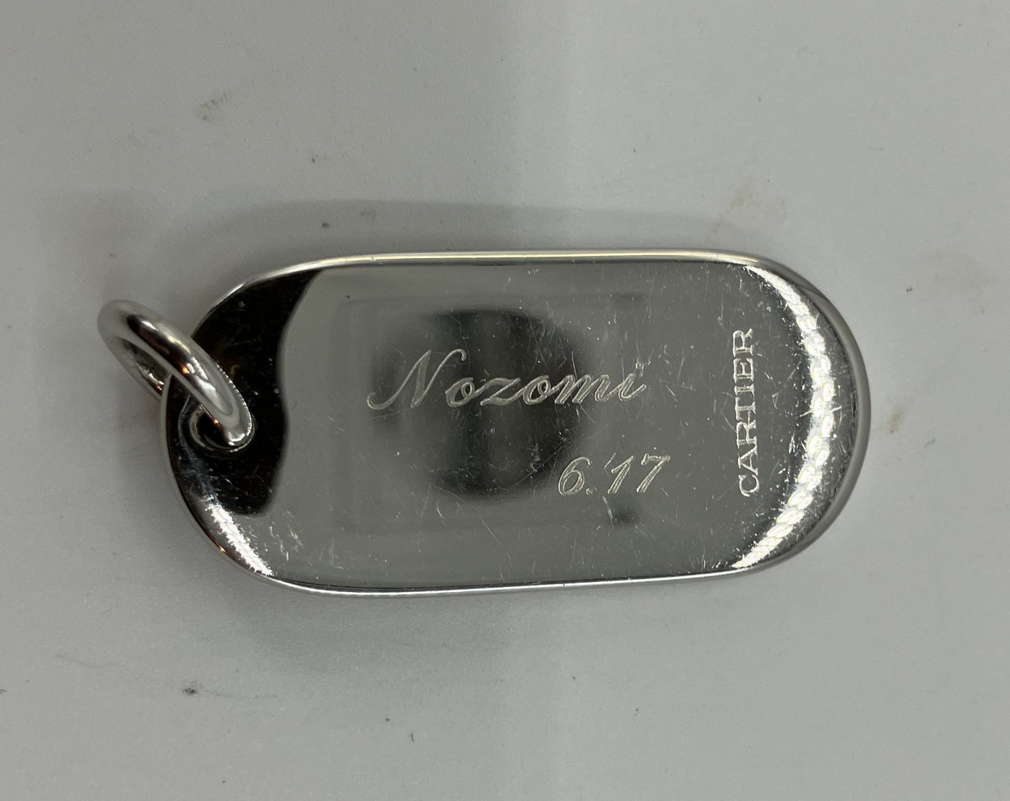 カルティエ チャーム トップ シルバー 4.1×1.9ｃｍ（1.61×0.75インチ） 送料無料