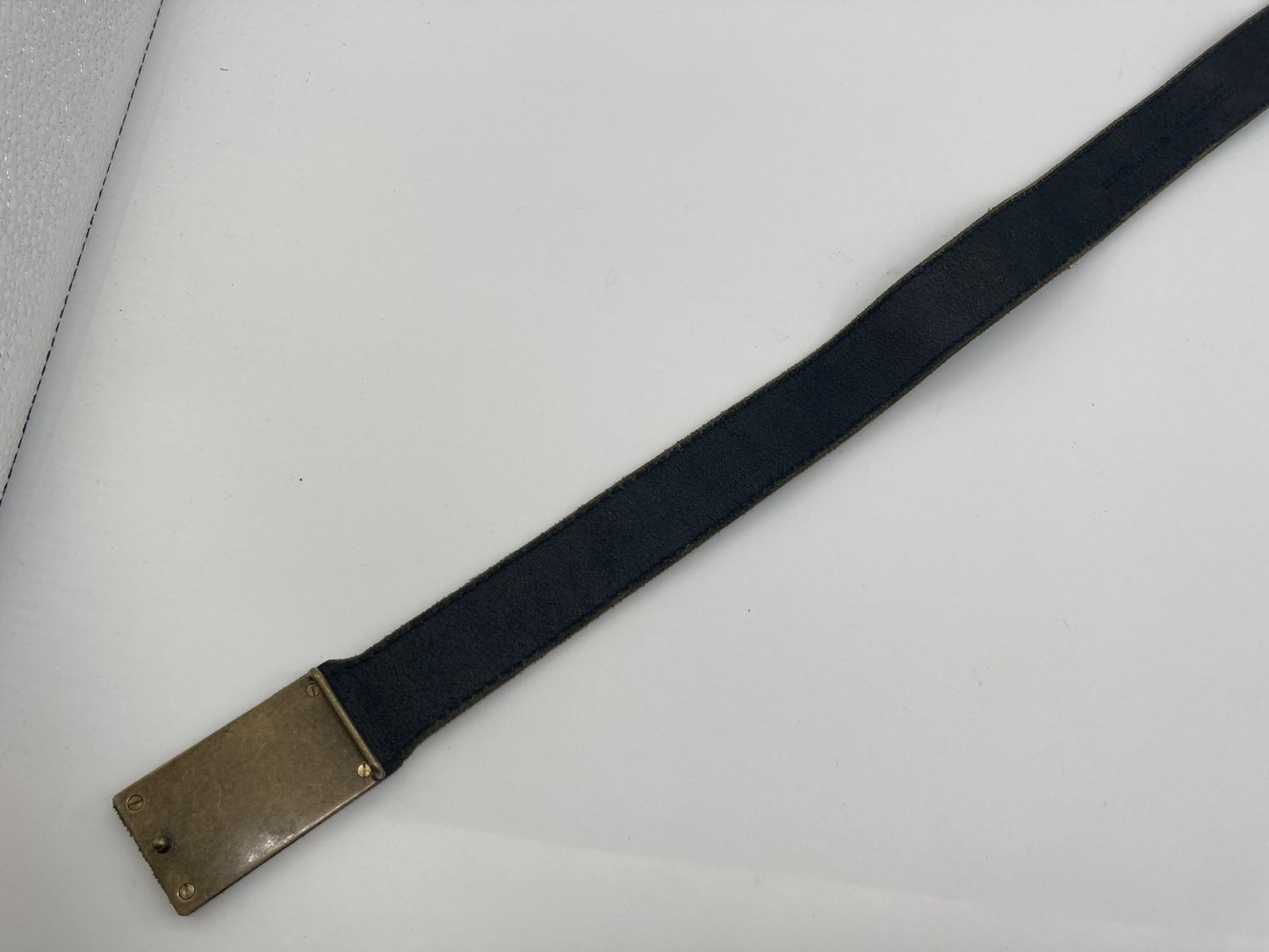 DOLCE＆GABBANA ドルチェアンドガッバーナ レザーベルト BC3091 黒 最短９９ｃｍ 送料無料