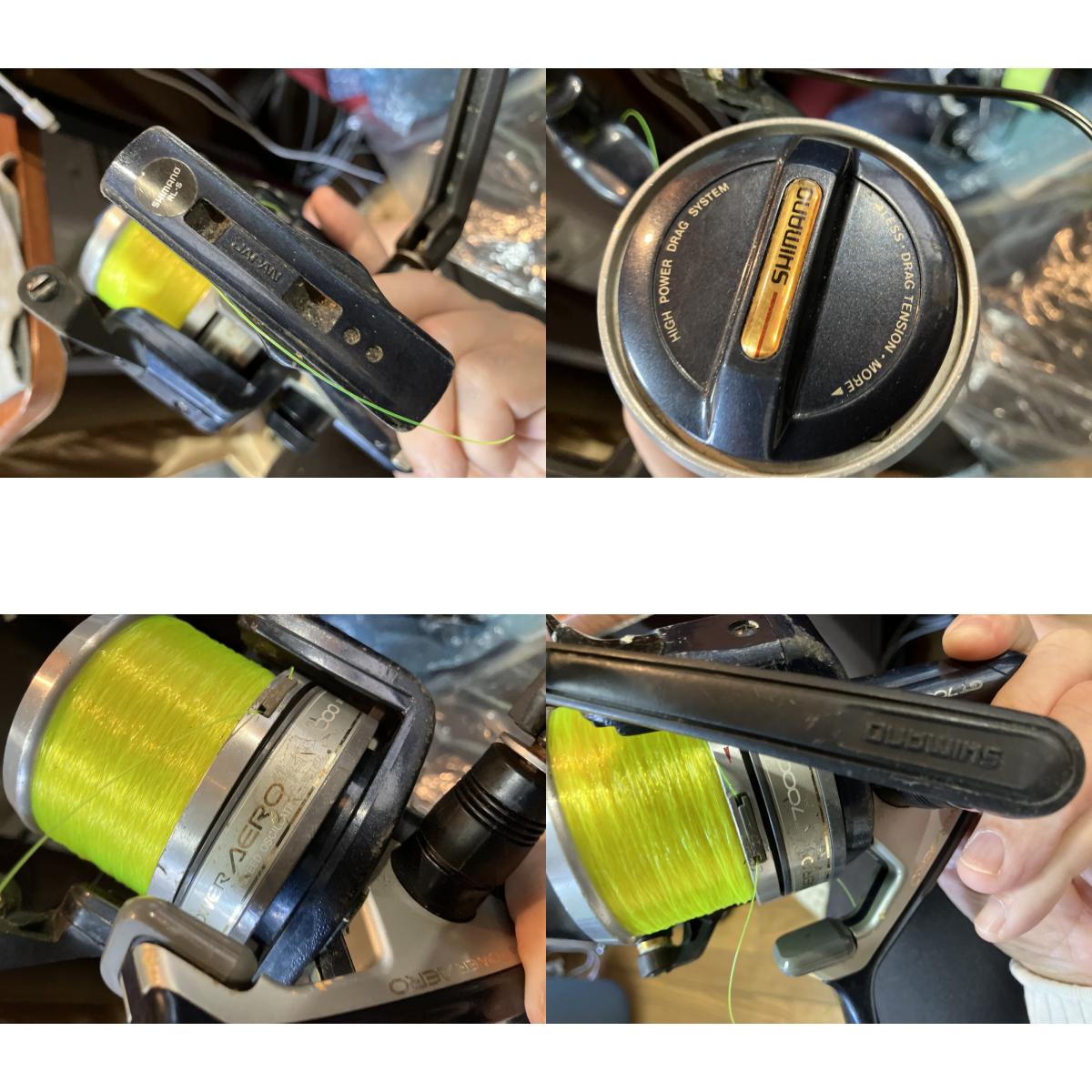 Shimano Power Aero GT7000 GT6000 Spinning Reels 2pcs Surf Fishing Tested