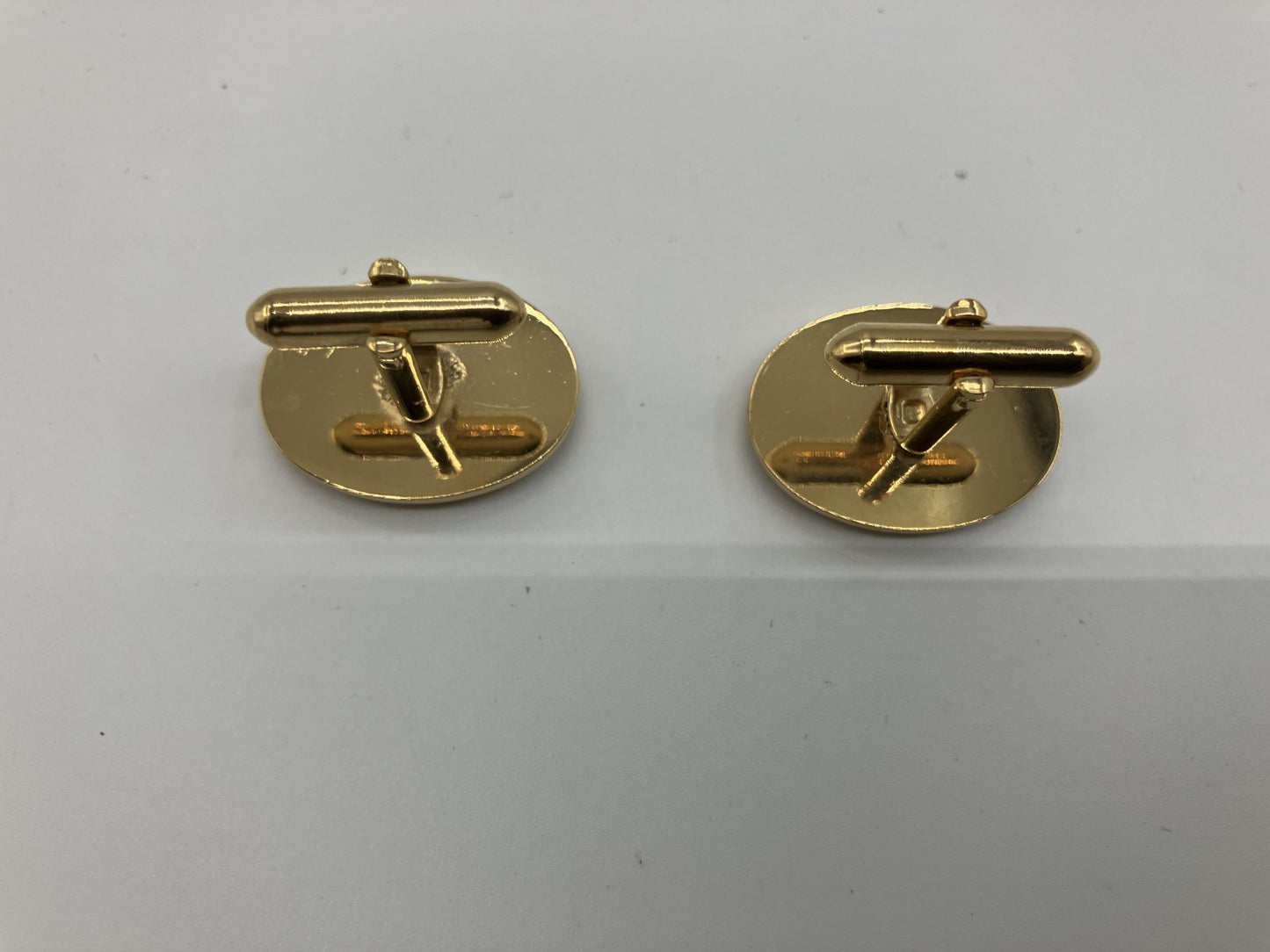 OMEGA cufflinks, large size, gold and silver, with external box