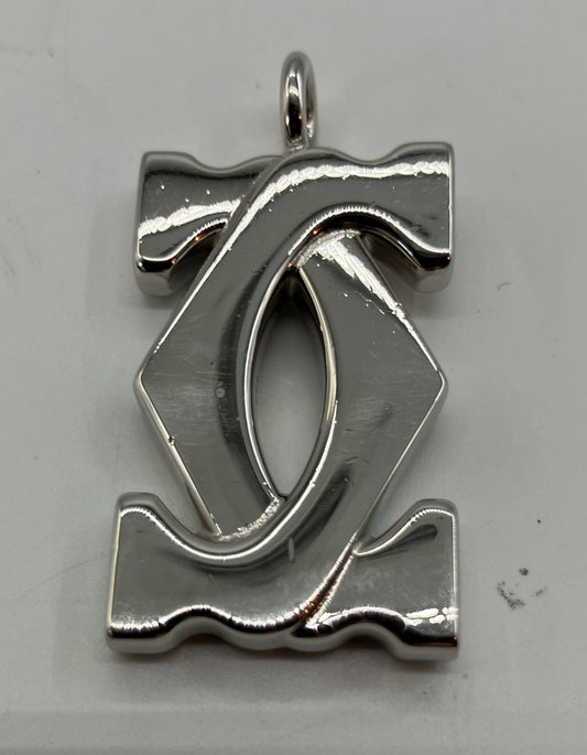 Cartier Charm Top Silver 4 x 2 cm (1.57 x 0.79 inch) Free Shipping 