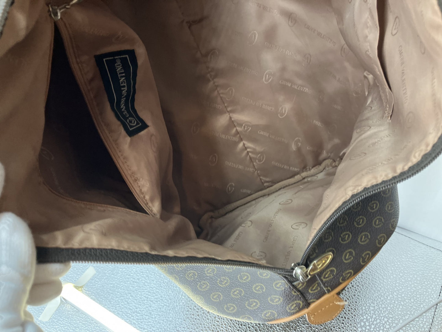 GIANNI VALENTINO Boston Bag Brown