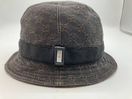 GUCCI hat black size XL free shipping 