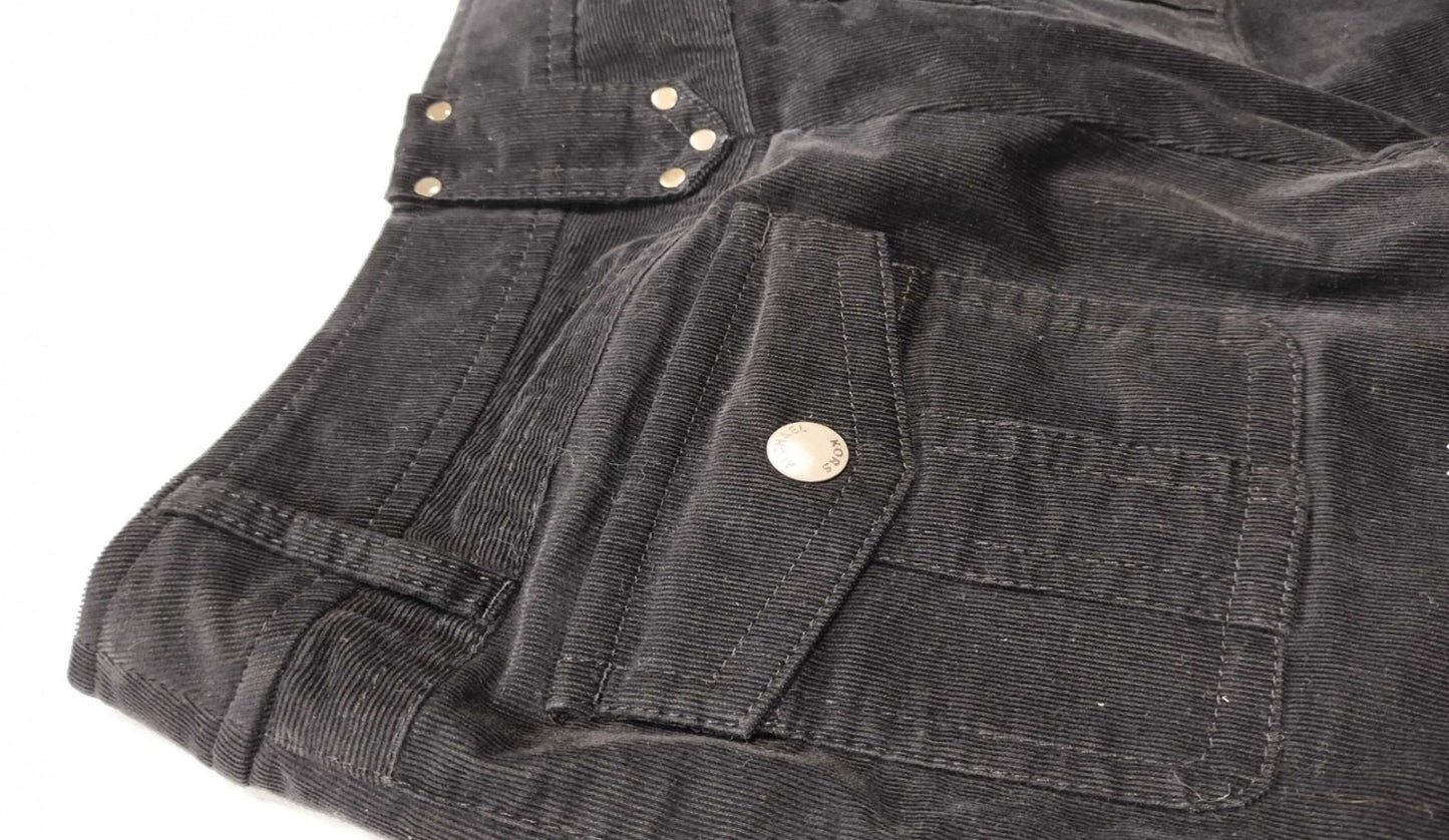 Michael Kors Black Corduroy Bootcut Pants Women Size 2 Flare