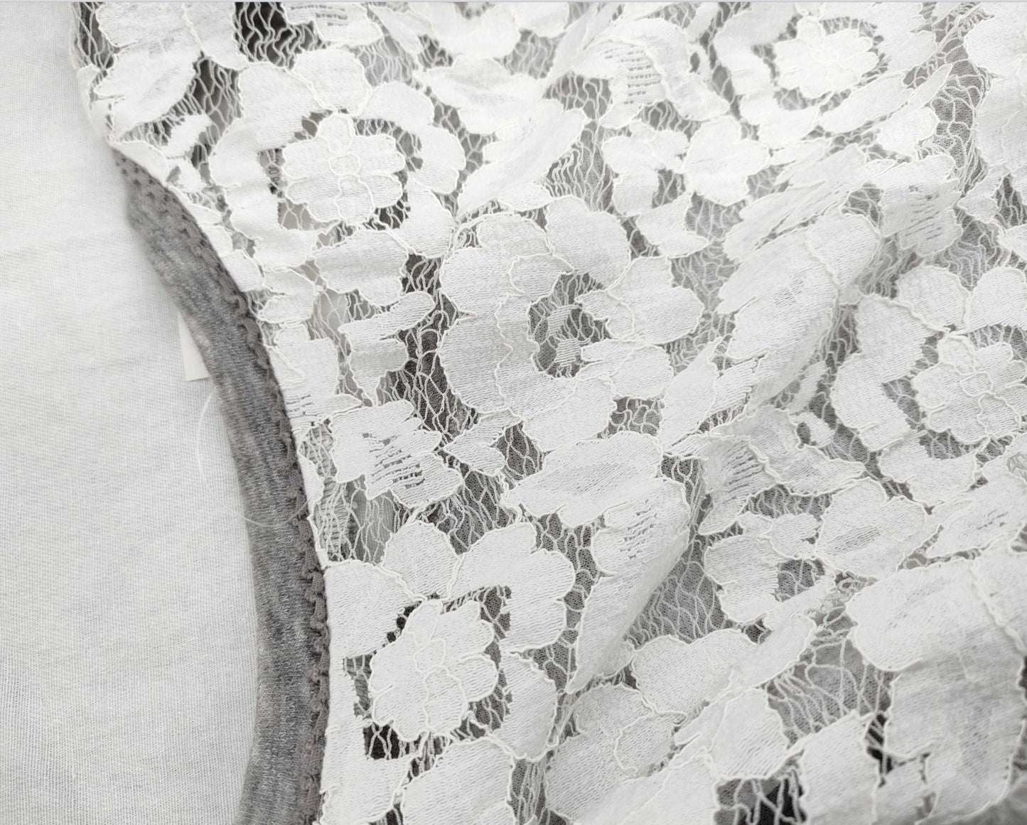 JILLSTUART Dress, Size 4, Gray, Lace Panel