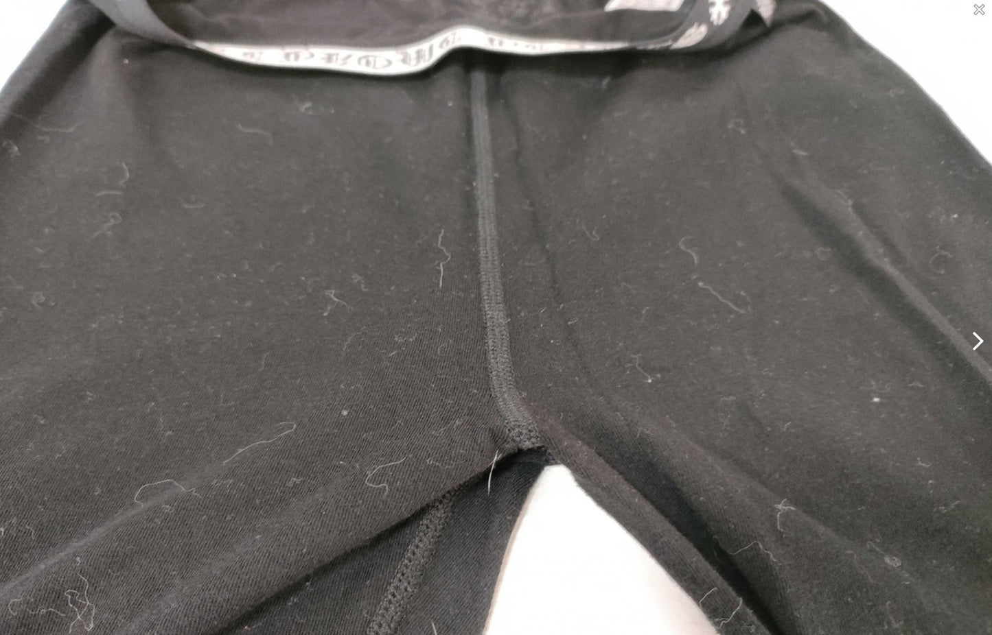Chrome Hearts Logo Waist Leggings Pants Black Size M Japan Women's