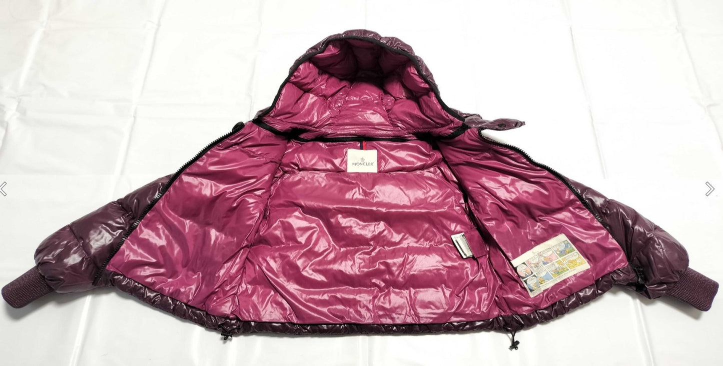MONCLER CLUNY GIUBBOTTO Down Jacket Burgundy