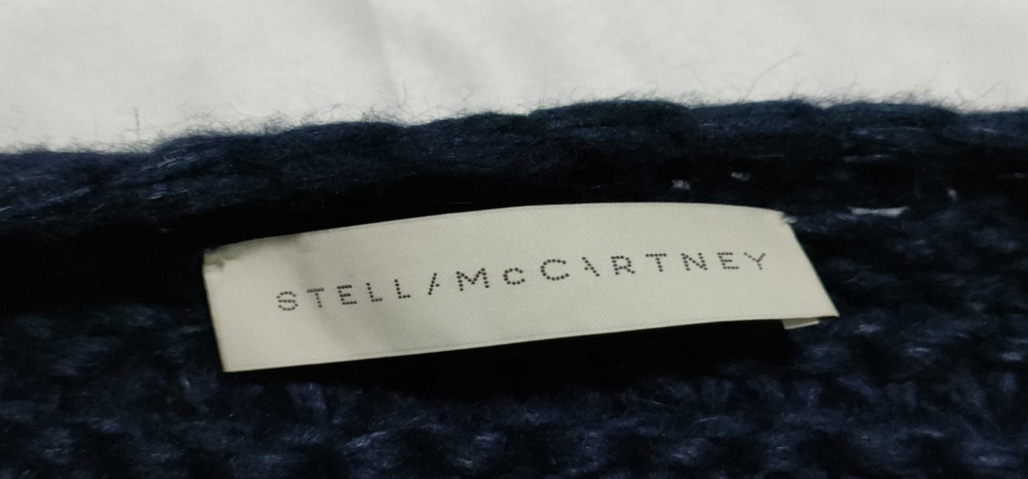 STELLA McCARTNEY Alpaca Wool Knit Long Cardigan Navy Size 36 Romania