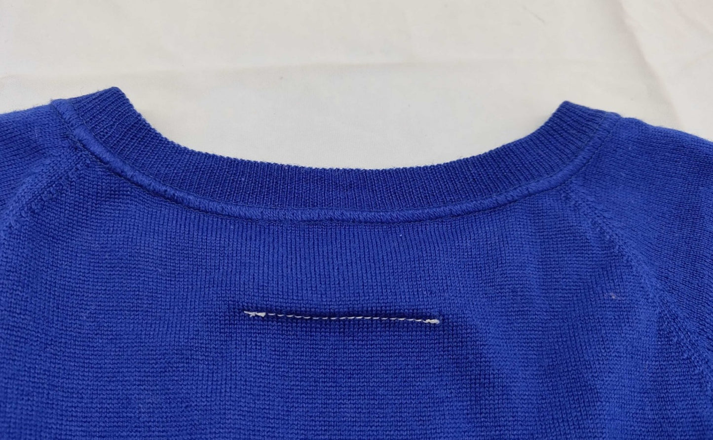 MM6 Maison Margiela Blue Black Colorblock Knit Dress Women's Size M Romania