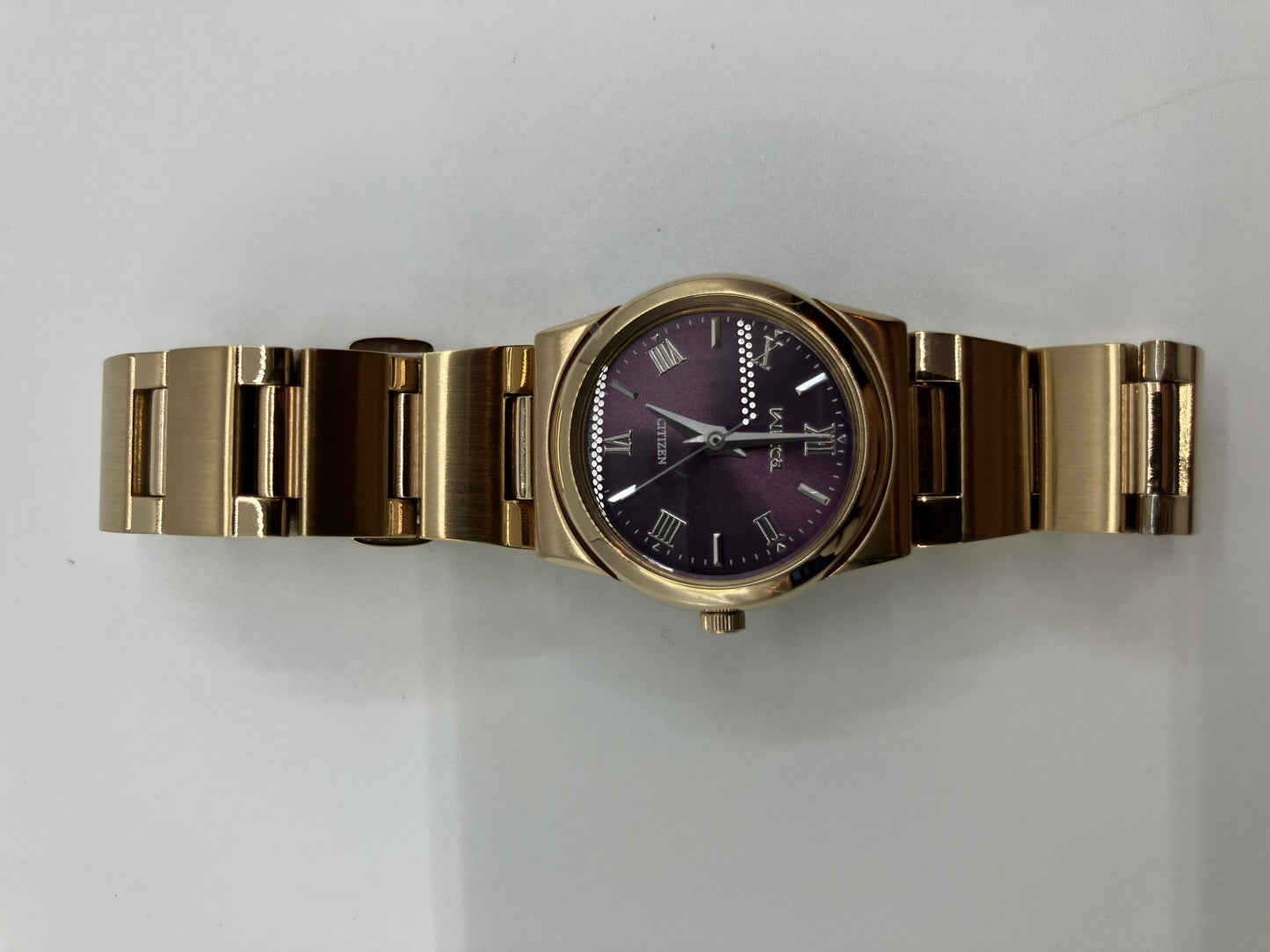 シチズン ＷＩＣＣＡ 腕時計 ＱＺ ５９３０－Ｌ２０８０８ ケース幅約２２ｍｍ 腕周り約１５ｃｍ 余り駒３個 レディース