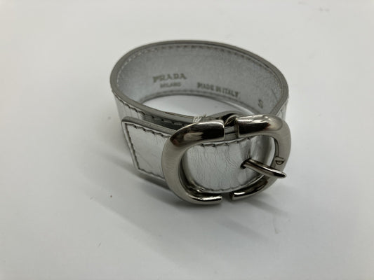 PRADA Prada Bracelet/Bangle Silver Arm Circumference 17cm Free Shipping 