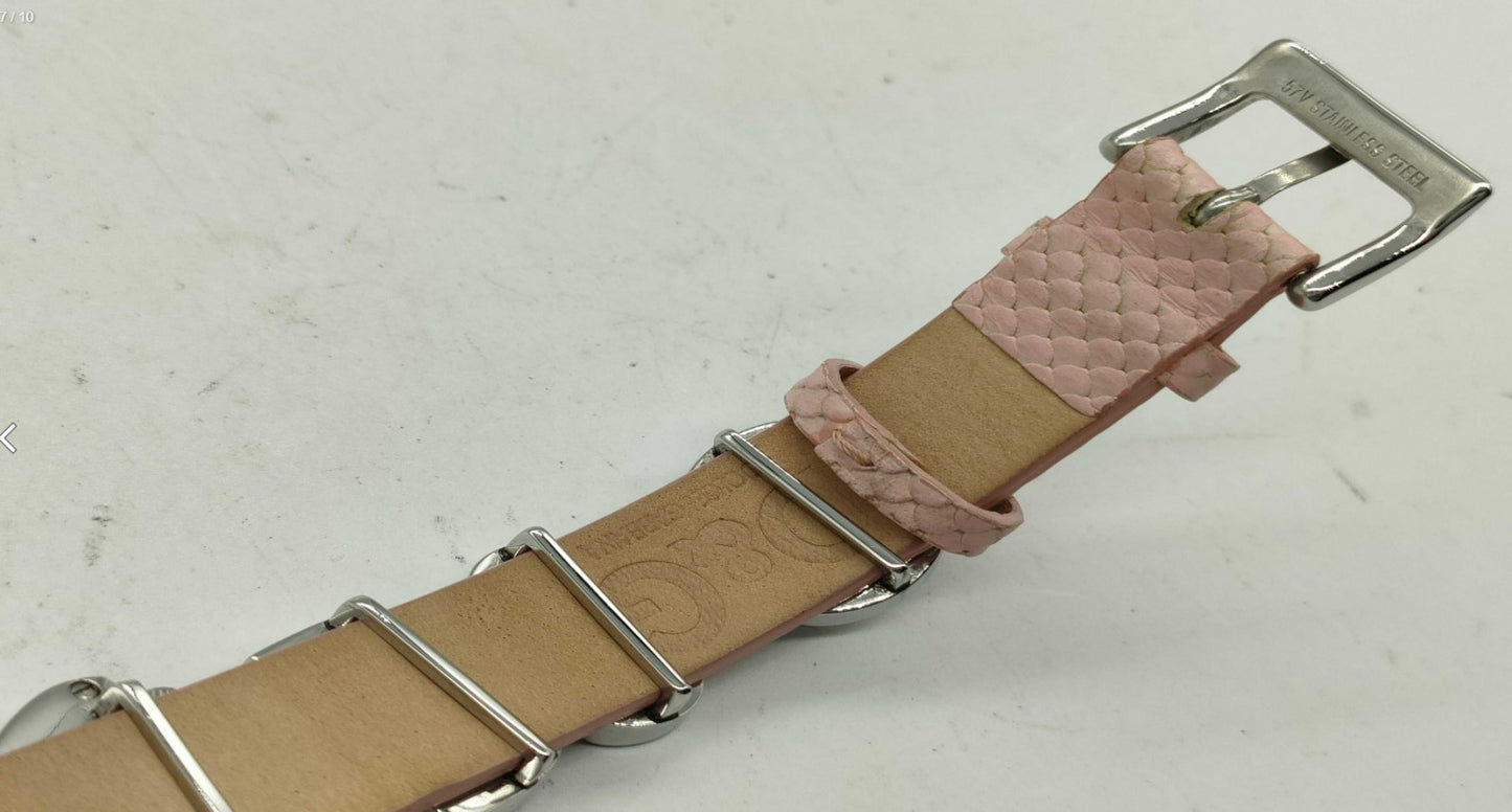 Dolce & Gabbana I Love D&G Heart Quartz Women's Watch Pink Leather Working