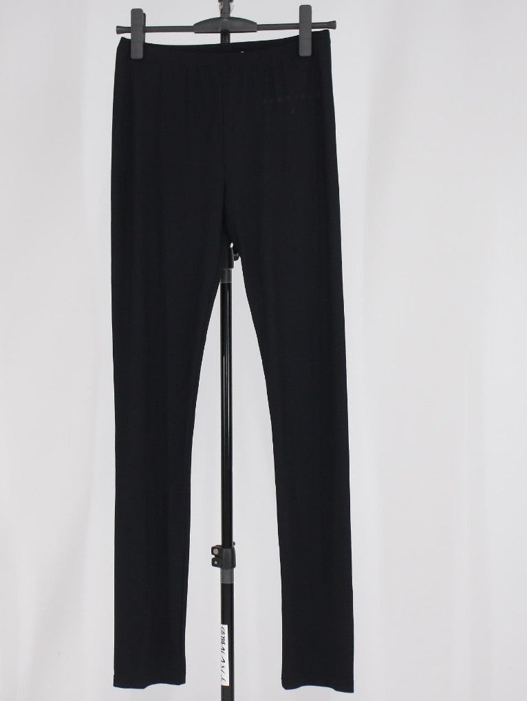 MM6 Maison Margiela S52KA0317 Black Leggings Pants Women's S Made in Italy