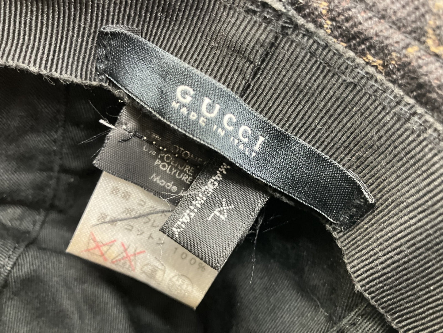 GUCCI Hat Black Size XL