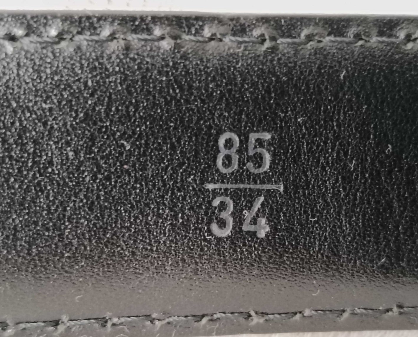Louis Vuitton Epi Leather Belt Strap Black 85/34 CT0916 Made in France