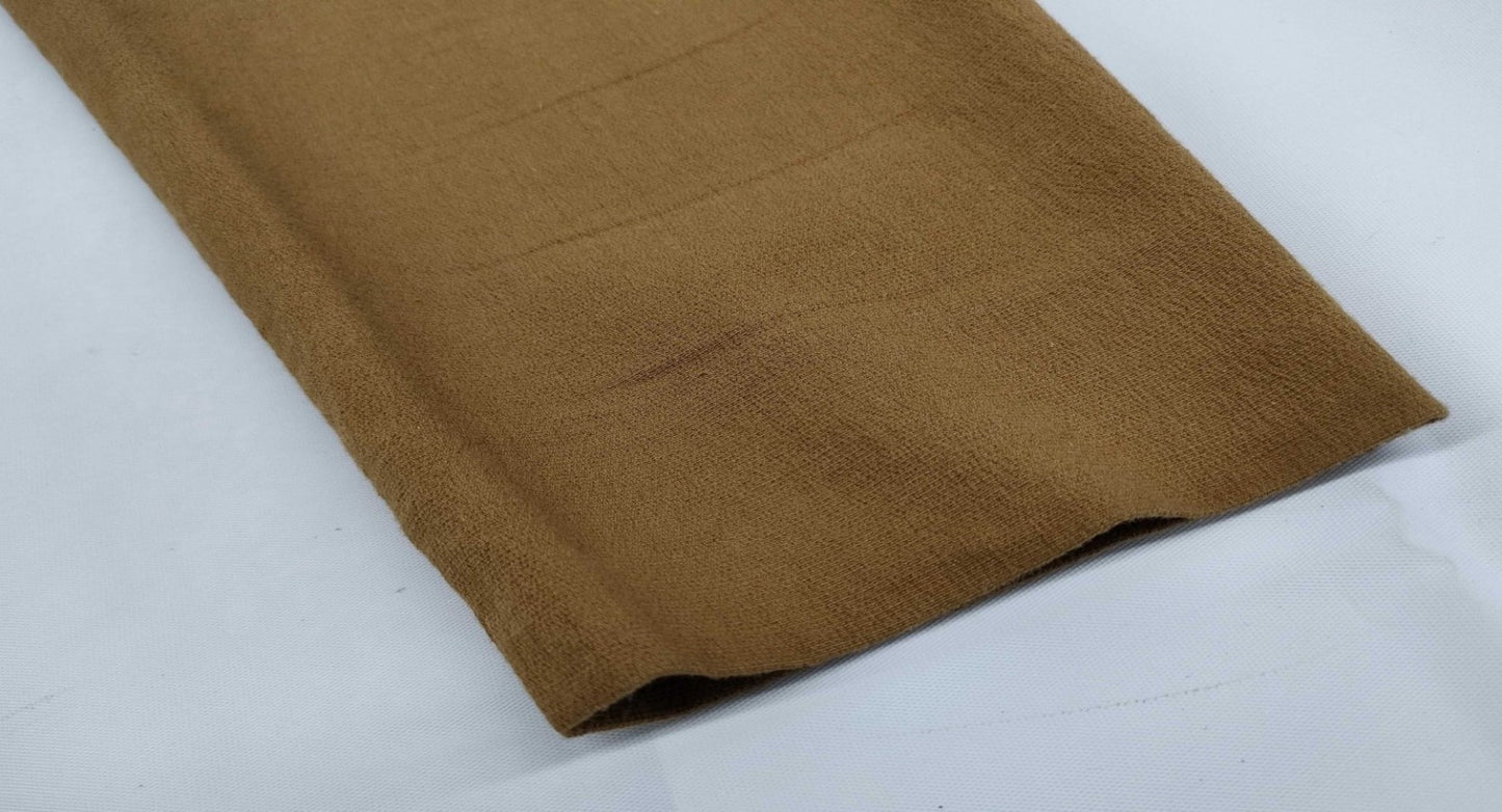ROMEO GIGLI Italy High Waist Tapered Pants Camel Stretch Designer Women's