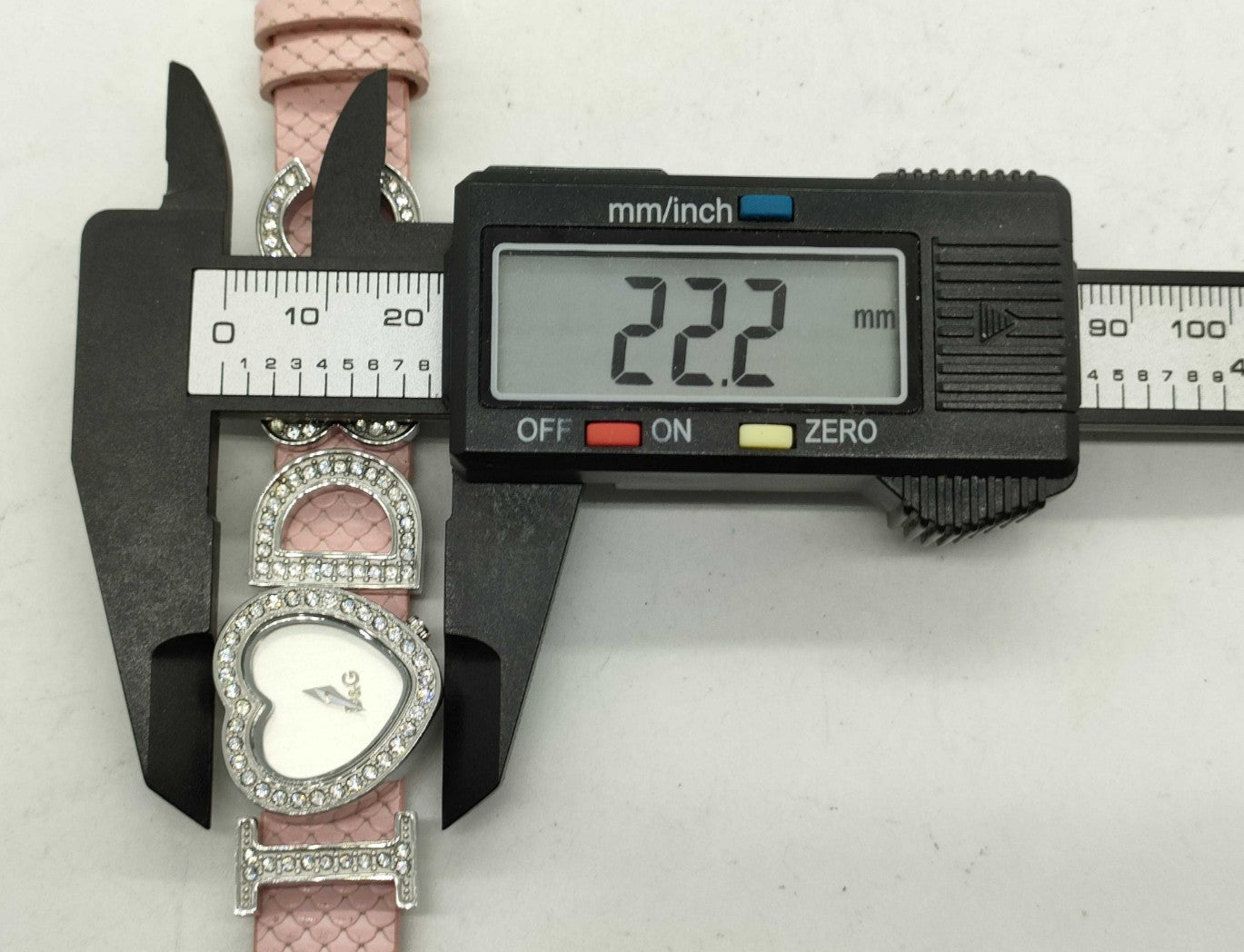 Dolce & Gabbana I Love D&G Heart Quartz Women's Watch Pink Leather Working