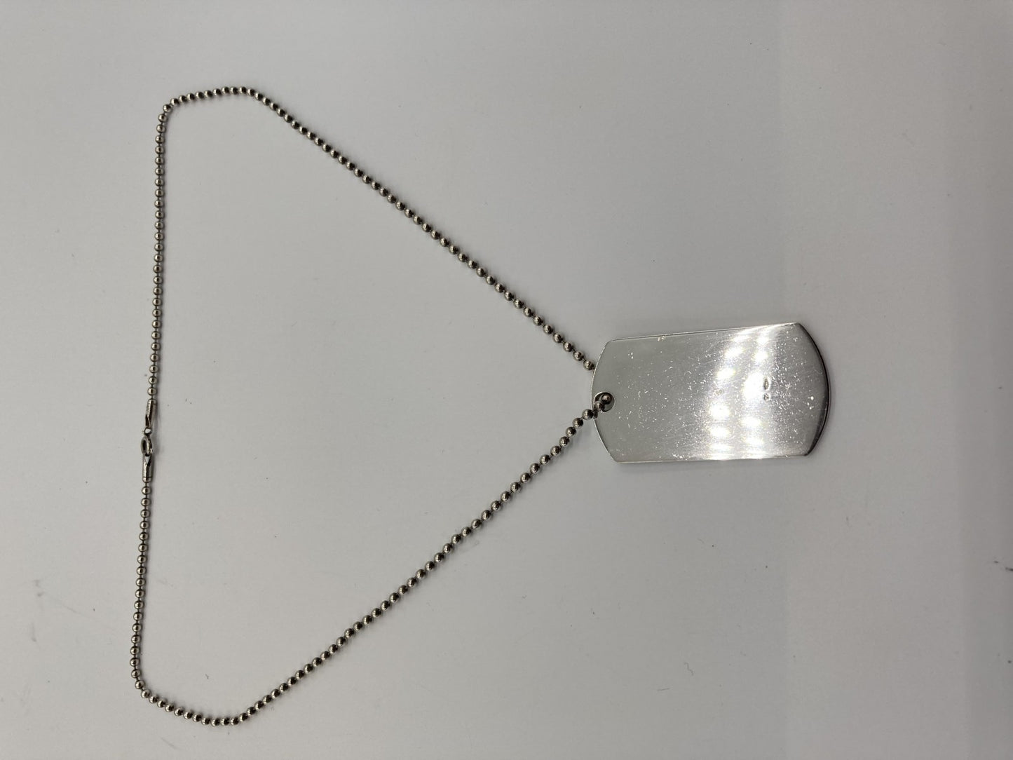 Gucci necklace SV925 dog tag 29.3g chain 50cm