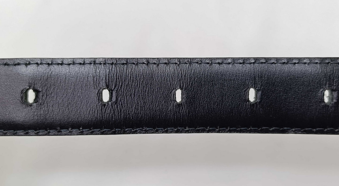 Louis Vuitton Epi Leather Belt Strap Black 85/34 CT0916 Made in France