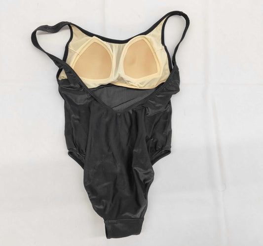 Christian Dior SPORTS One Piece Swimsuit Black Logo Women's Size M Vintage