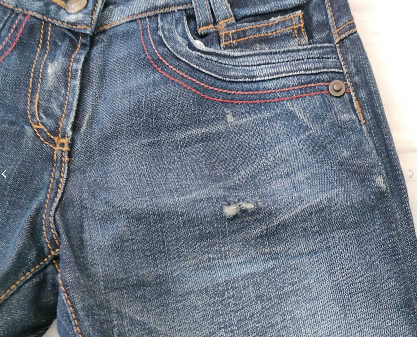JUST cavalli Women's Bootcut Flare Jeans Blue Denim Size 26 IT40 Made in Tunisia