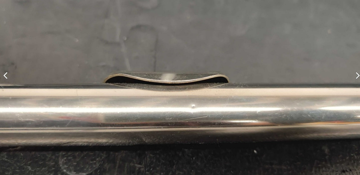 YAMAHA YFL-23 Silver Plated Flute Japan w/ Case Dent Present Untested