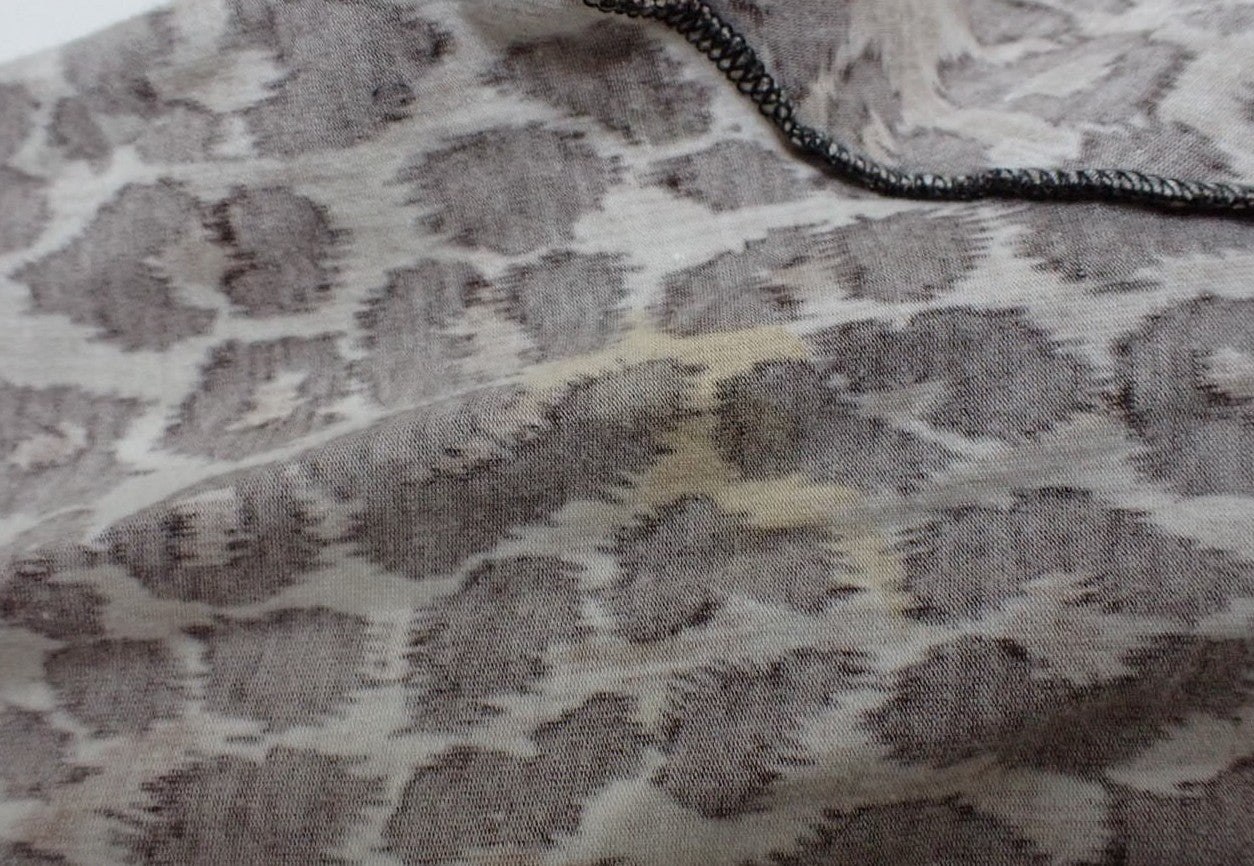 Dolce & Gabbana Leopard Print Leggings Pants Stretch Cropped Size L