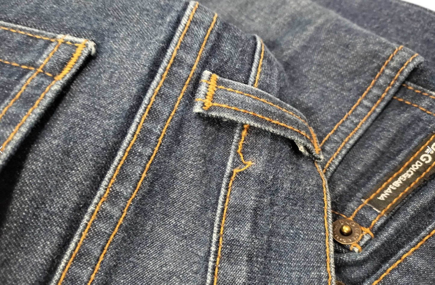 Dolce & Gabbana D&G Denim Jeans Blue Slim Stretch Size 26 Women's