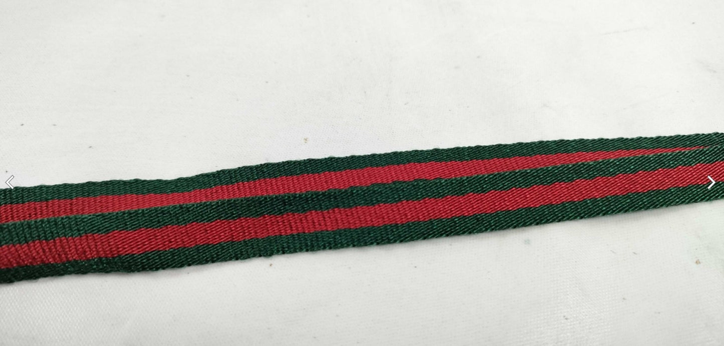 GUCCI Web Stripe Interlocking G Neck Strap Lanyard Key Ring Phone Holder Italy