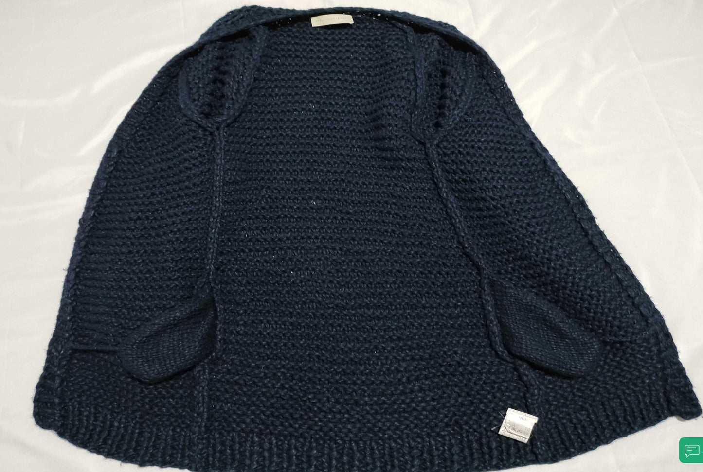 STELLA McCARTNEY Alpaca Wool Knit Long Cardigan Navy Size 36 Romania