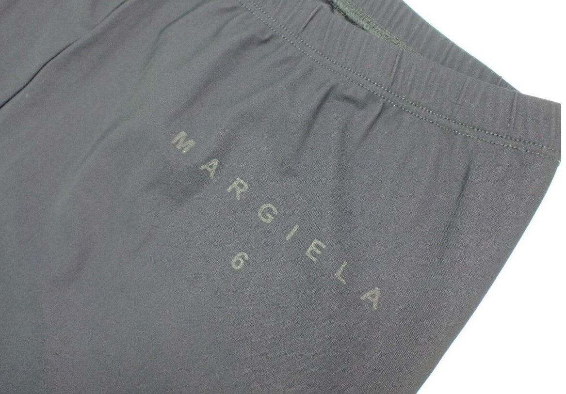 MM6 Maison Margiela S52KA0317 Black Leggings Pants Women's S Made in Italy
