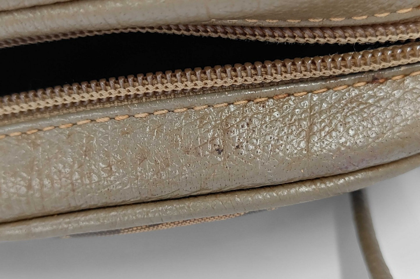 FENDI Zucca Mini Shoulder Bag PVC Leather Brown