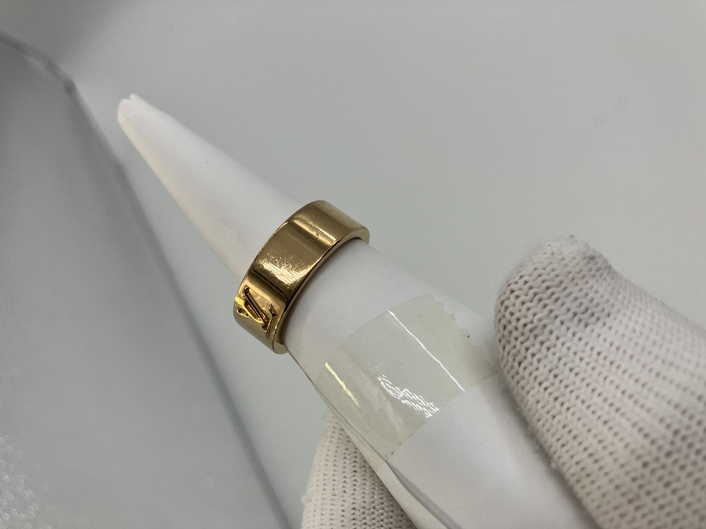 Louis Vuitton M00514 Berg LV Instinct OB0262 Ring L GP Gold Size L (21) (61) (US 10) Free Shipping 