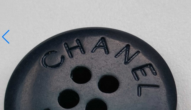 CHANEL Paris Buttons Set of 11 Genuine Replacement Parts White Black Pink Brown