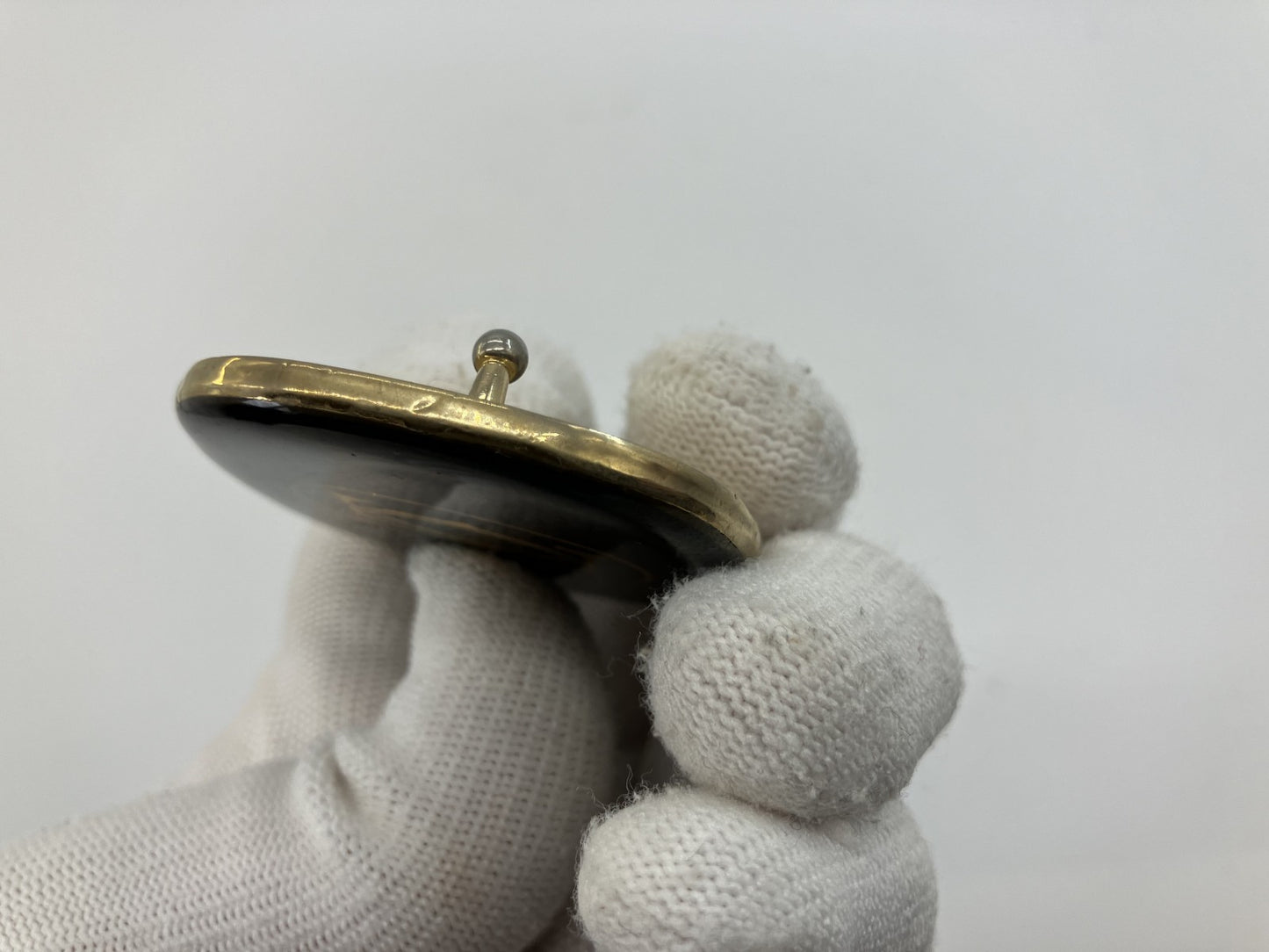 カルティエ バックル 黒 5.4×4.8ｃｍ（2.13×1.89インチ） 送料無料