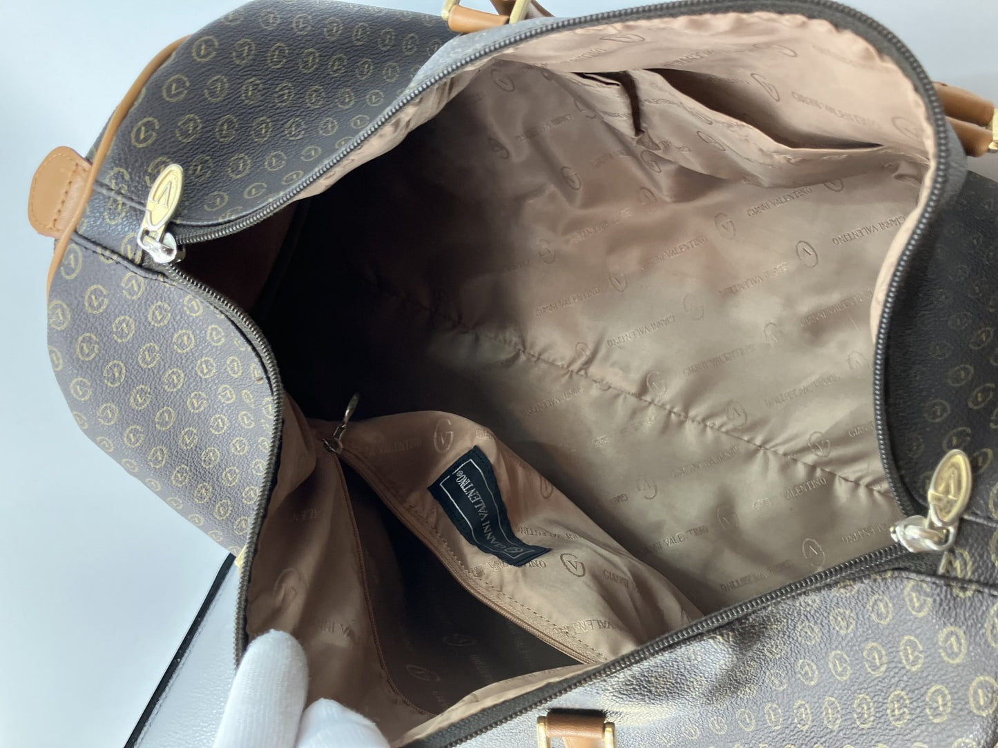 GIANNI VALENTINO Boston Bag Brown