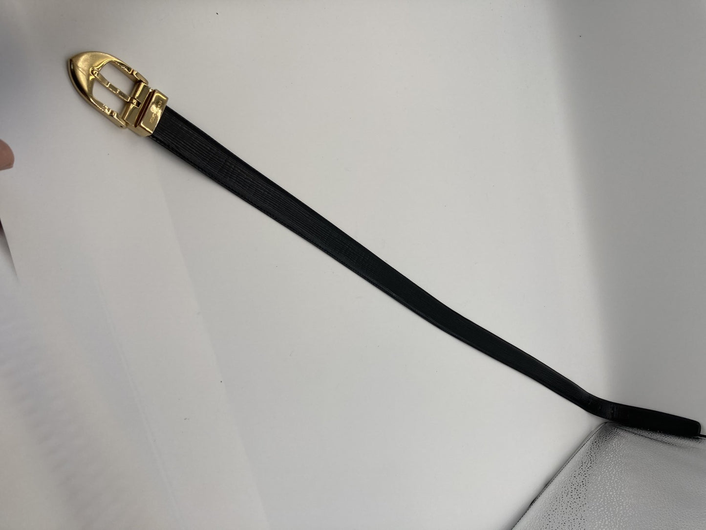 Louis Vuitton Santure Classic Belt black Noir Length 103cm