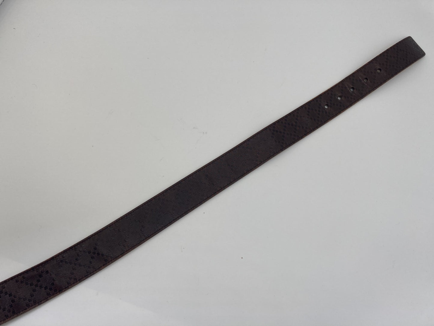 GUCCI Diamante Leather Belt Brown Total Length 108cm 268237 1476 90 36 Free Shipping 