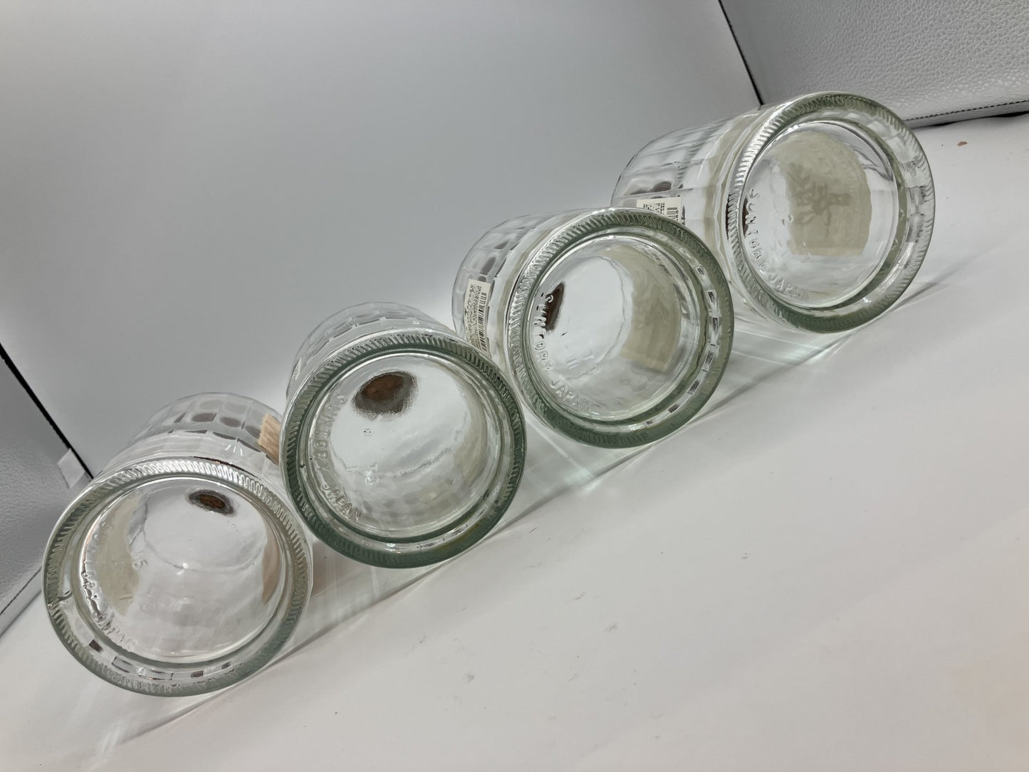 Suntory Hibiki Empty Bottle White Tag Brown Tag 4-piece Set Height 20cm