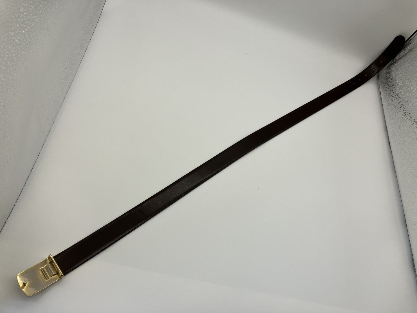 Christian Dior Belt Buckle x 2 Black & Gold Length 100cm