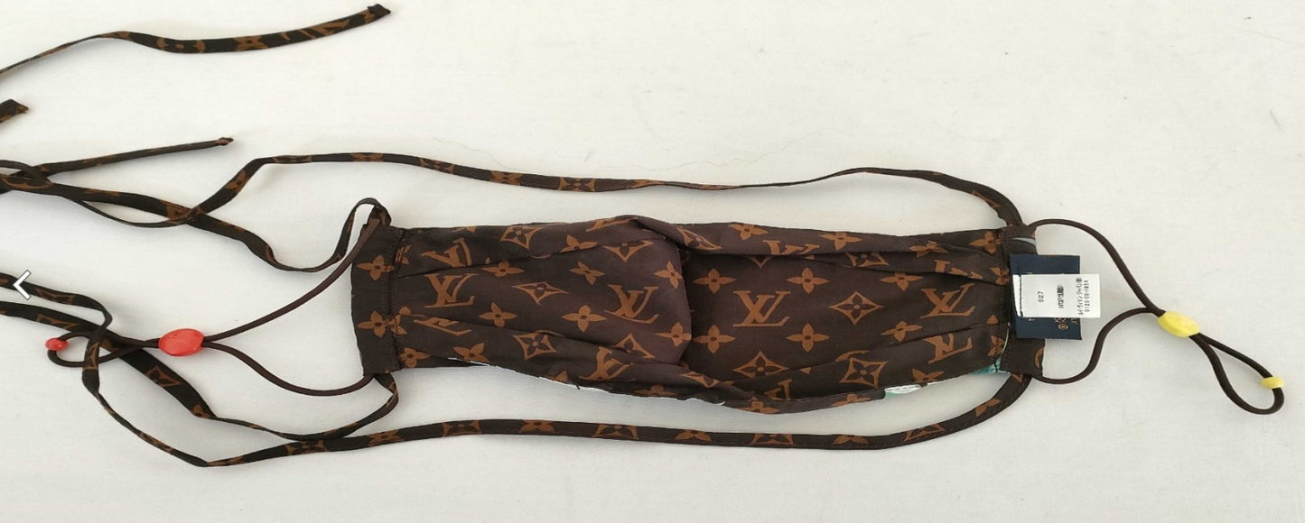 Louis Vuitton Monogram Face Mask MP2954 Vivienne Italy Adjustable Authentic