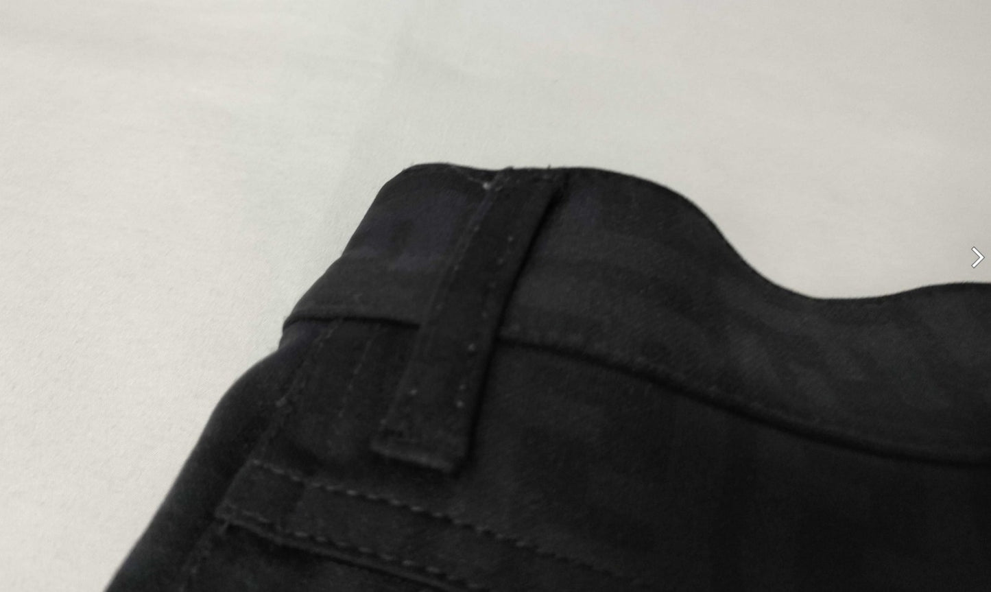 FENDI Jeans Zucca FF Monogram Stretch Pants Black Italy Womens 27