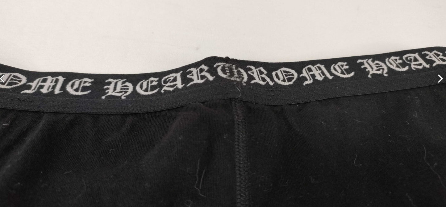 Chrome Hearts Logo Waist Leggings Pants Black Size M Japan Women's