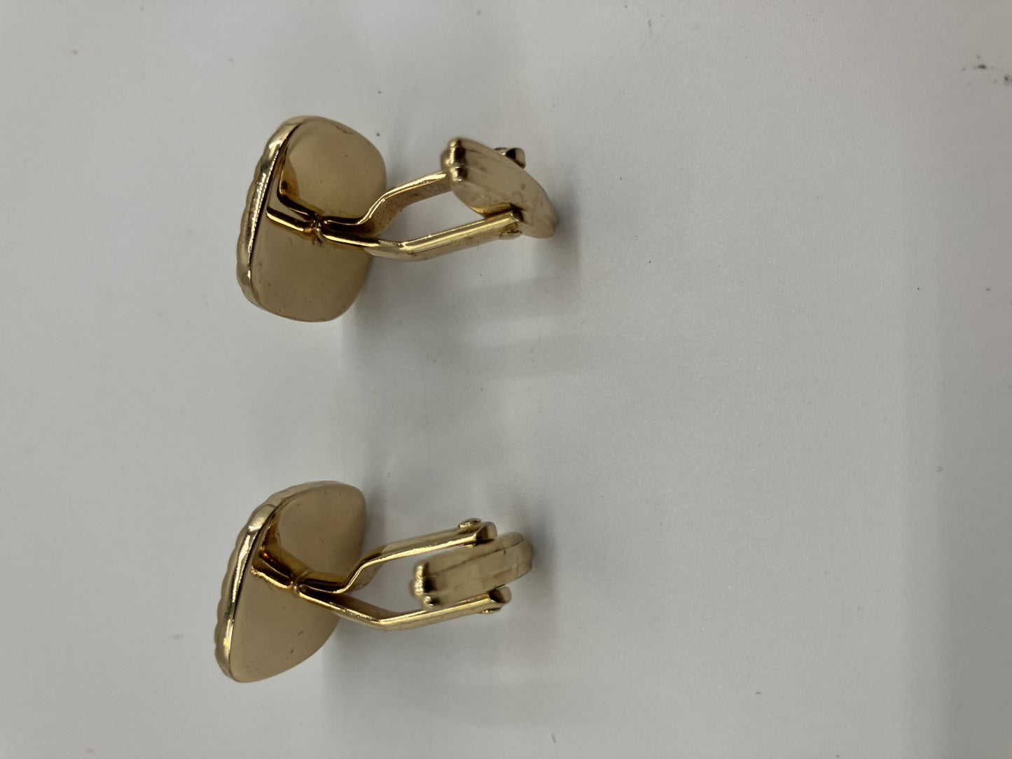 Christian Dior - Cufflinks gold and white with case