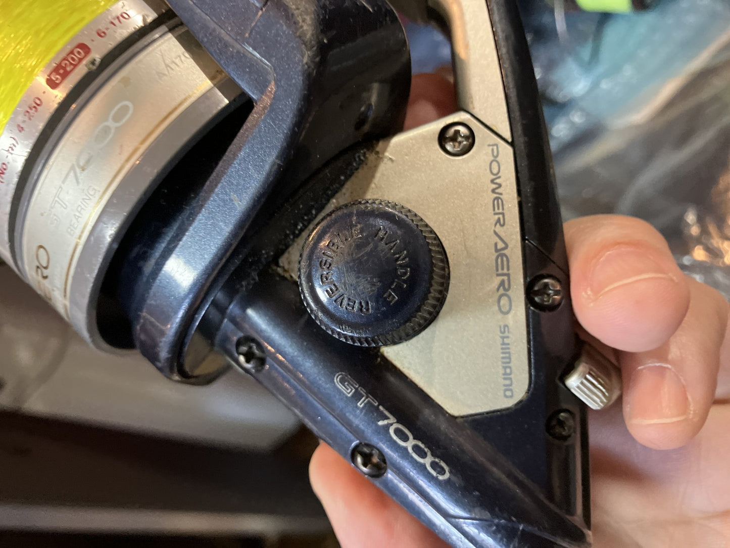 Shimano Power Aero GT7000 GT6000 Spinning Reels 2pcs Surf Fishing Tested
